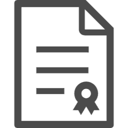 公文書の書類アイコン